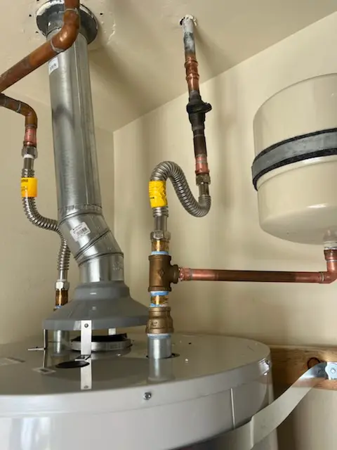 Water heater installation and plumbing repair in New Trenton