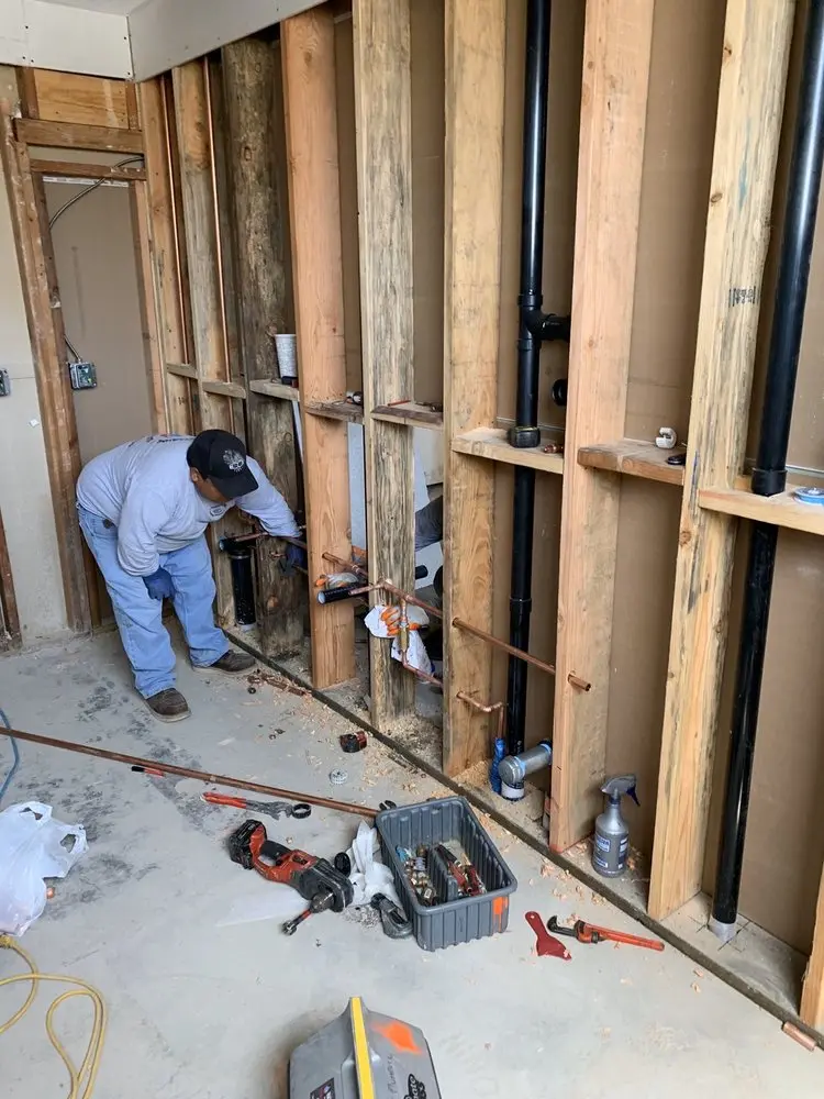 Commercial rough-in plumbing for Gas Line Repair in New Trenton